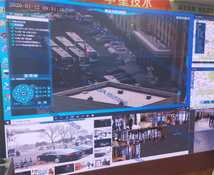 监控中心无线传输效果展示图
