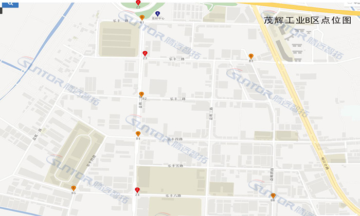 茂辉工业区B区点位图