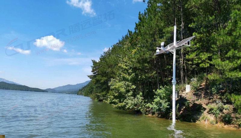 水中架设无线传输设备