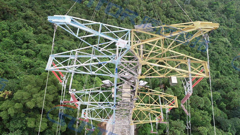 电塔俯视图