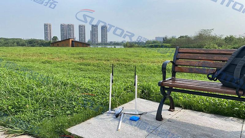 成都青龙湖湿地公园mesh自组网设备组网传输性能测试