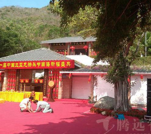 海南三亚大小洞天“龙抬头”祈福盛典无线音频传输